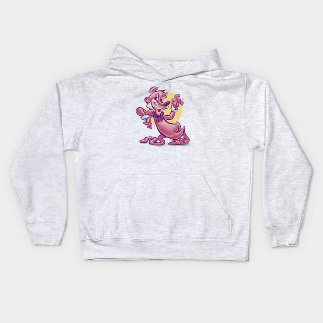 snaggle puss Kids Hoodie by majanation